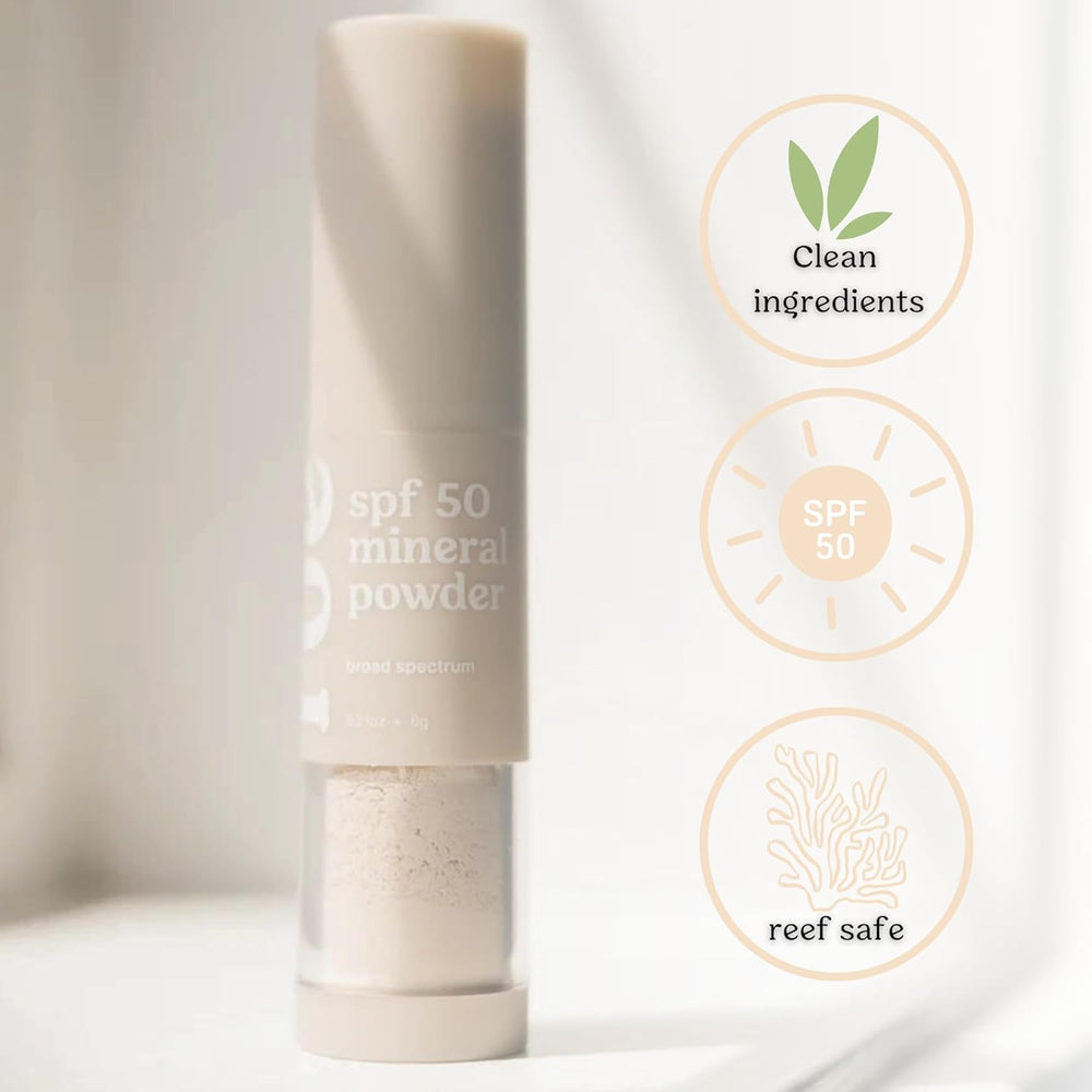 Roe Wellness compact in a travel pouch for convenient beach or travel use