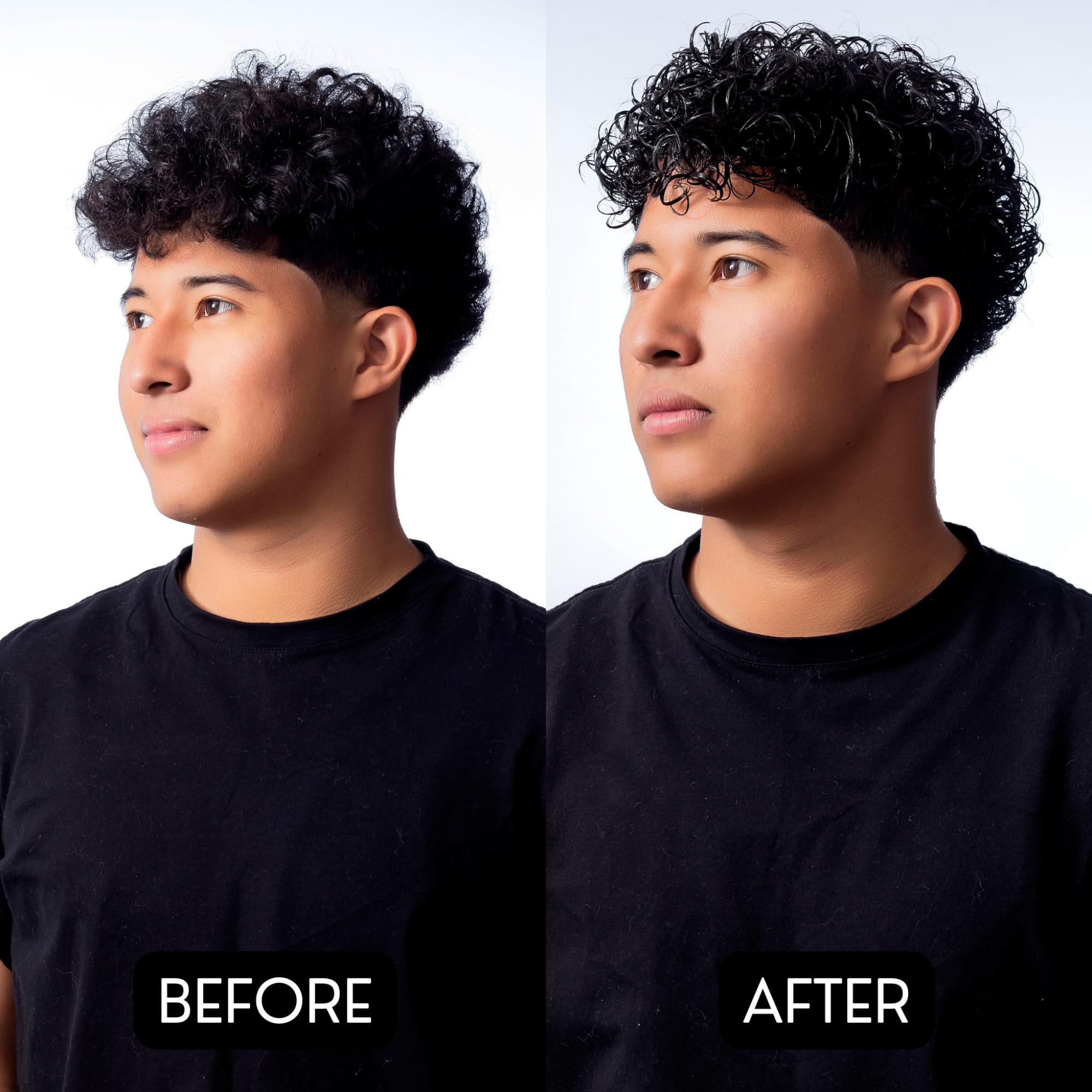 Rolda curl cream texture close-up highlighting creamy, non-greasy feel