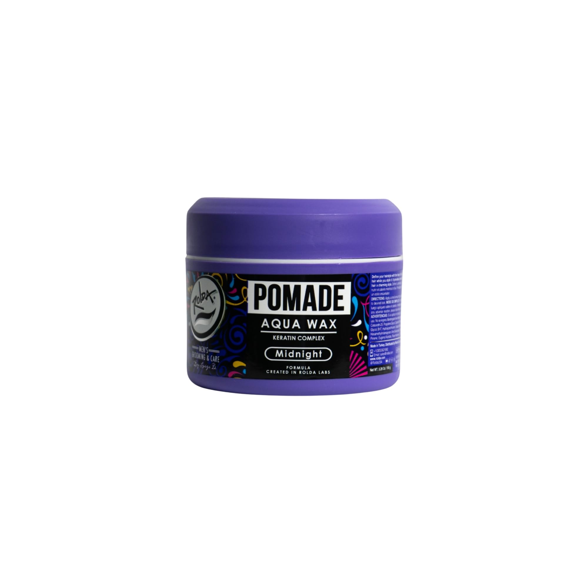 Rolda jar front view showing label and 5.29 oz size for clear product identification