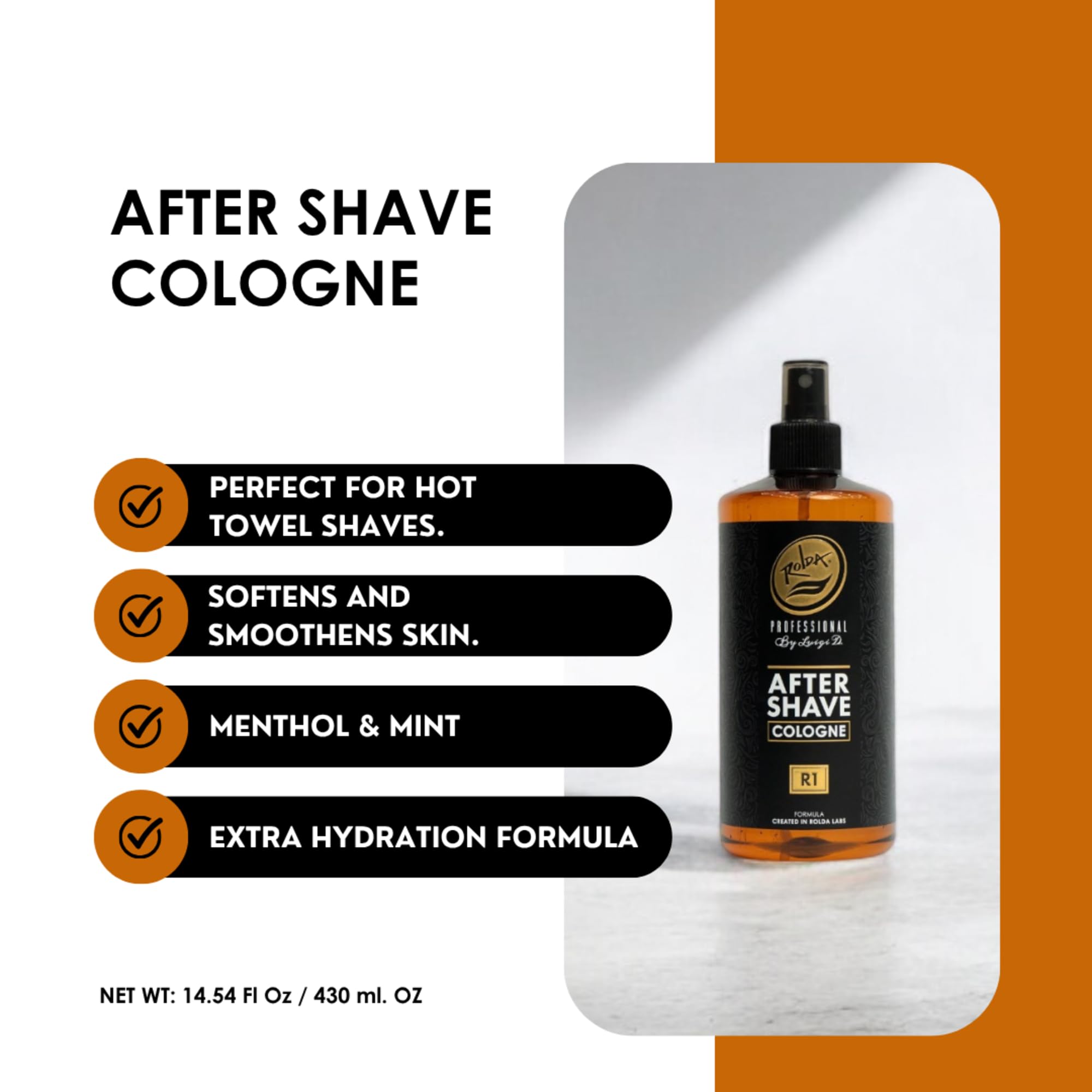 Rolda R1 on a barbershop counter illustrating professional approval