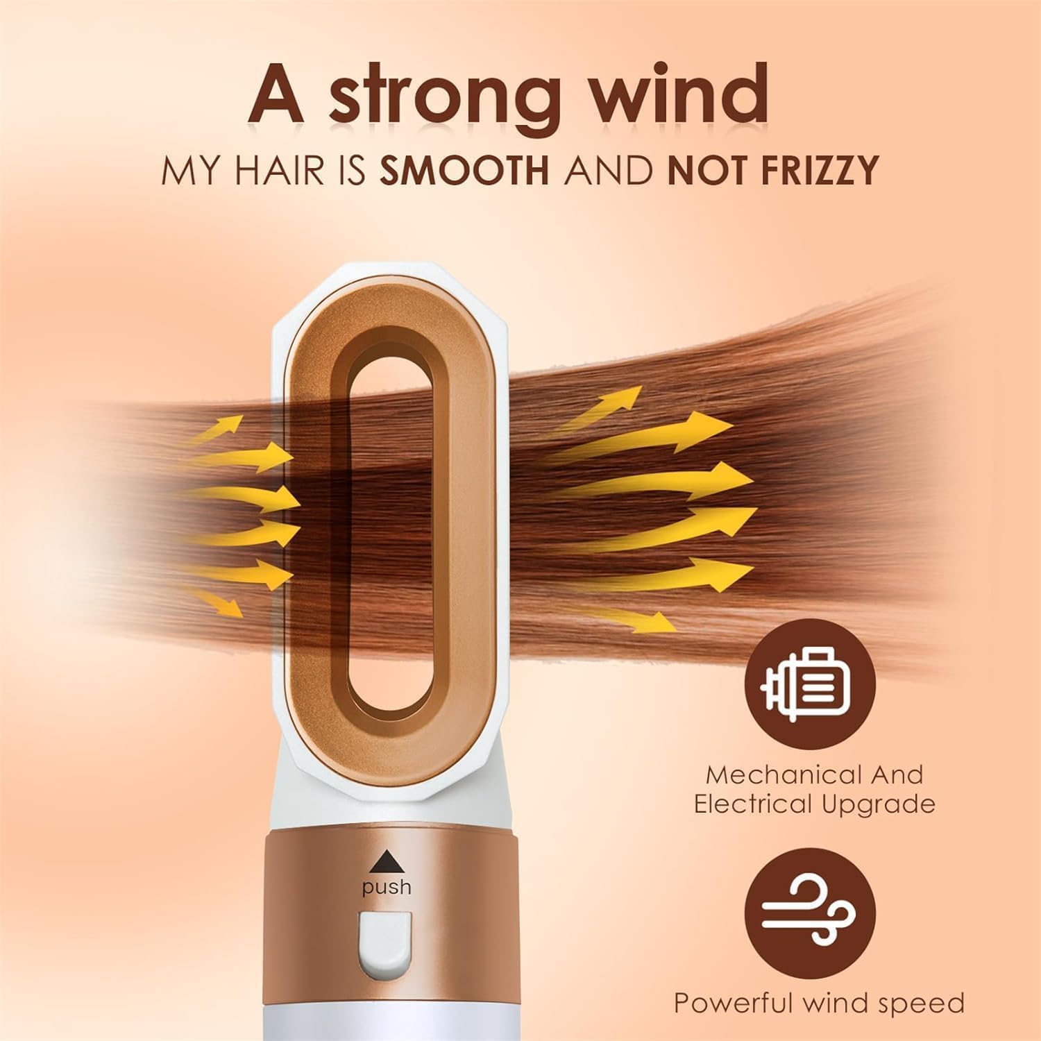 Roll With Us Depot air-wrapping action capturing hair auto-wrapping around barrel for hands-free curls