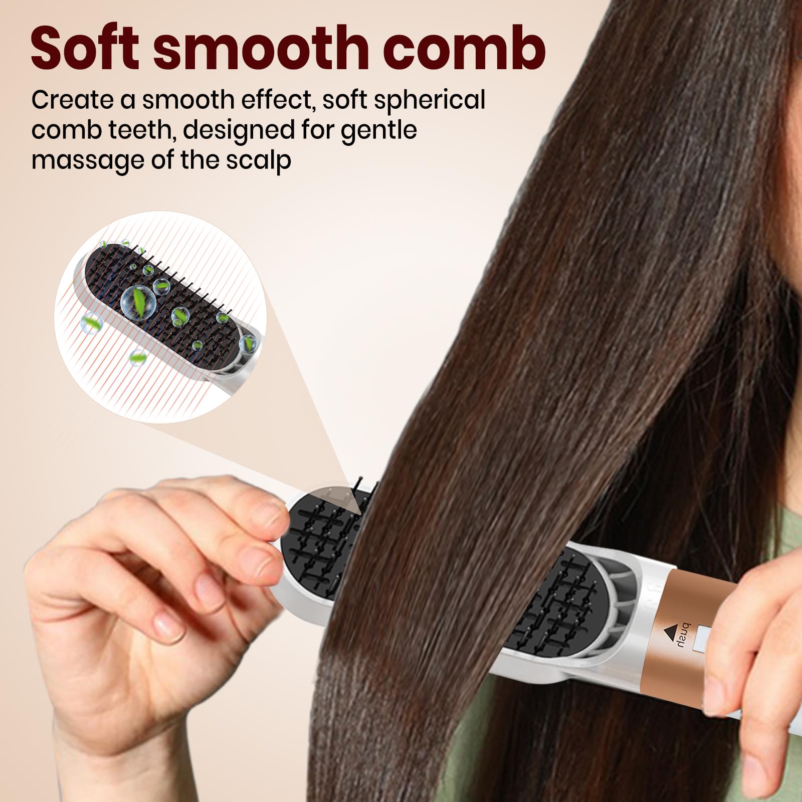 Roll With Us Depot styler in use drying hair delivering speed and root lift benefit