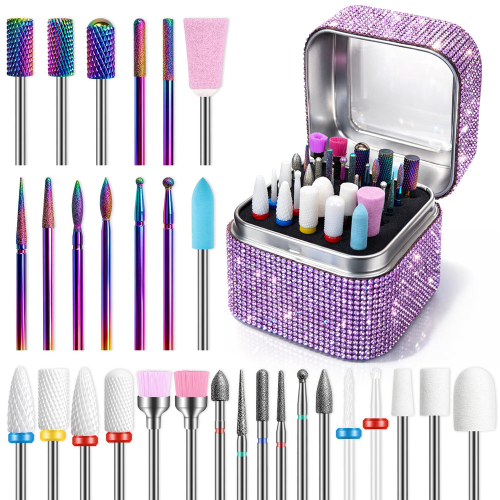 Rolokit front packaging showing the complete 30-piece bit set and holder, professional organization benefit