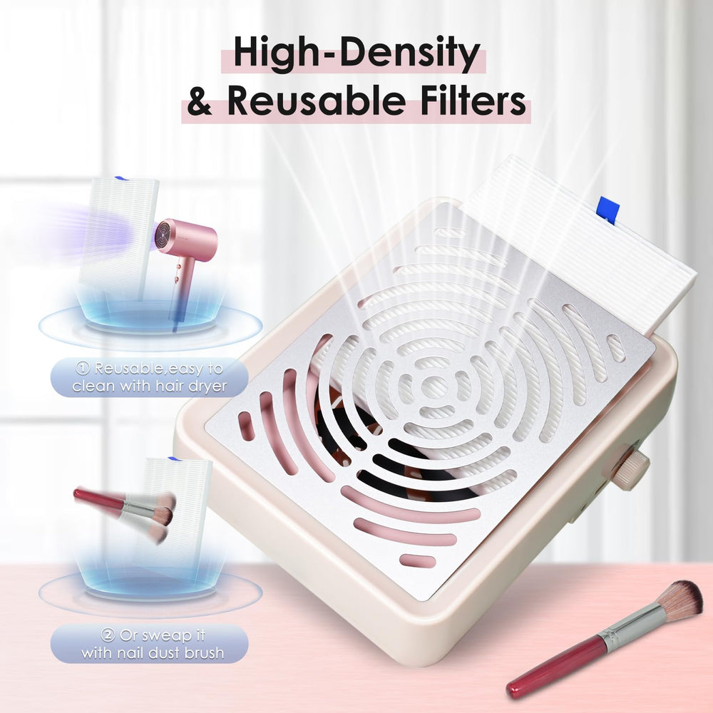 rolokit next to a hand showing compact size and portable salon convenience