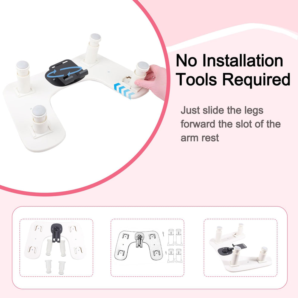 Rolomanve arm rest in salon setting improving client comfort and workflow