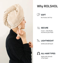ROLSHOL wooden button and elastic loop detail ensuring secure, non-slip hold
