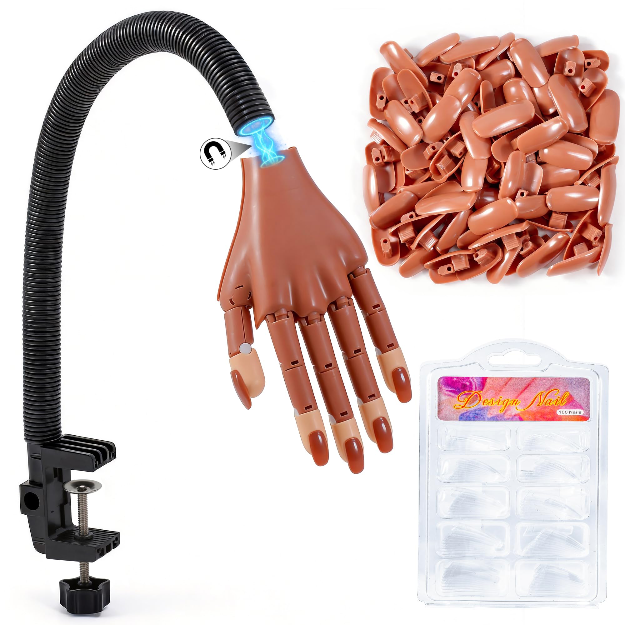 Rolybag lifestyle studio shot of hand in salon setting for content creation