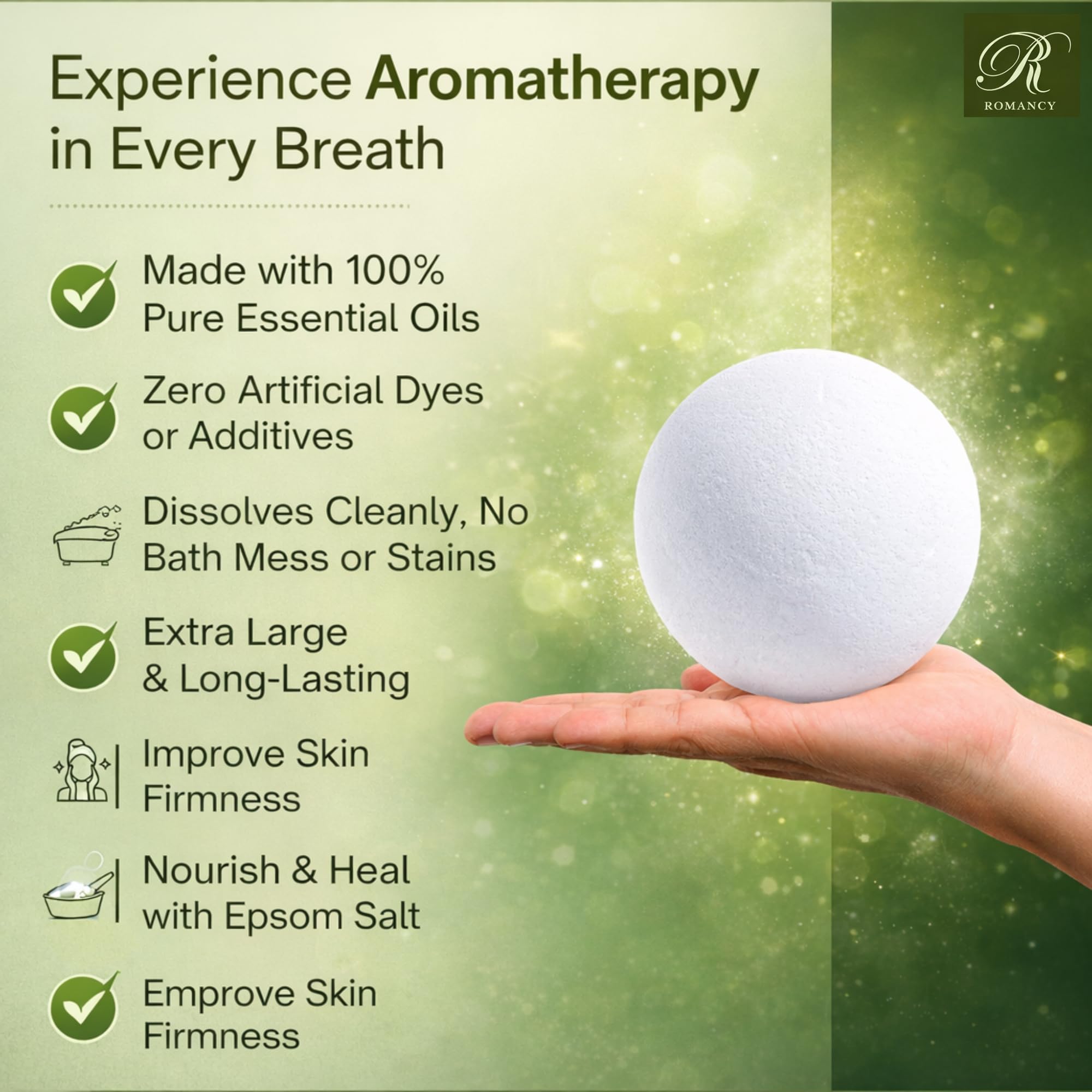 Romancy shea and coconut oil detail highlighting moisturizing skin benefits