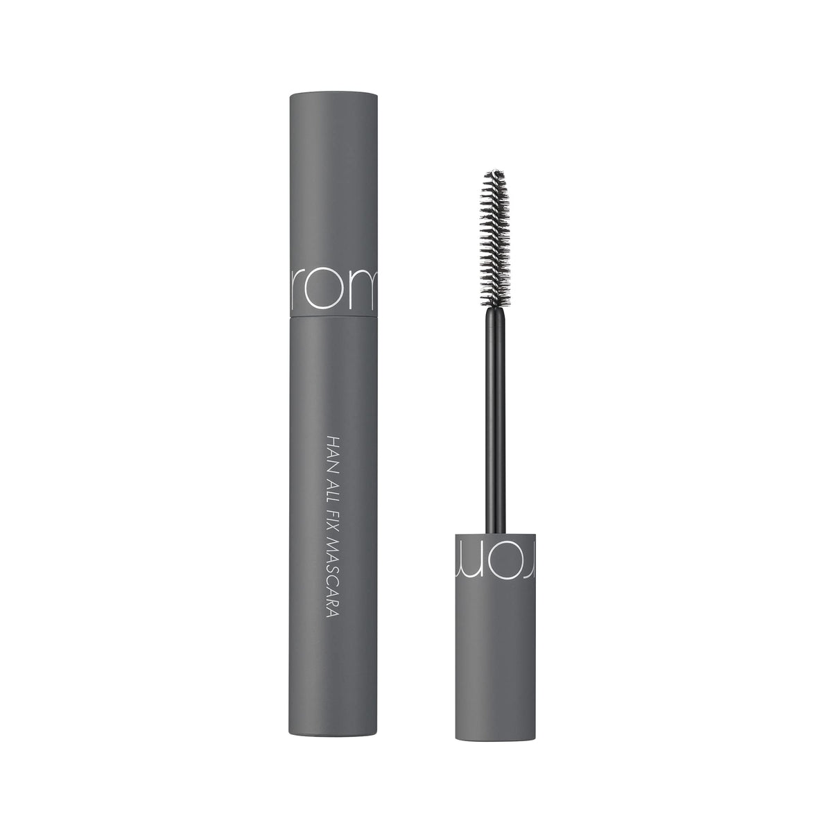 rom&nd front packaging showing sleek mascara tube and brand clarity