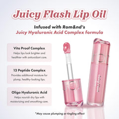 rom&nd applicator close-up demonstrating precise angled wand for smooth, mess-free application