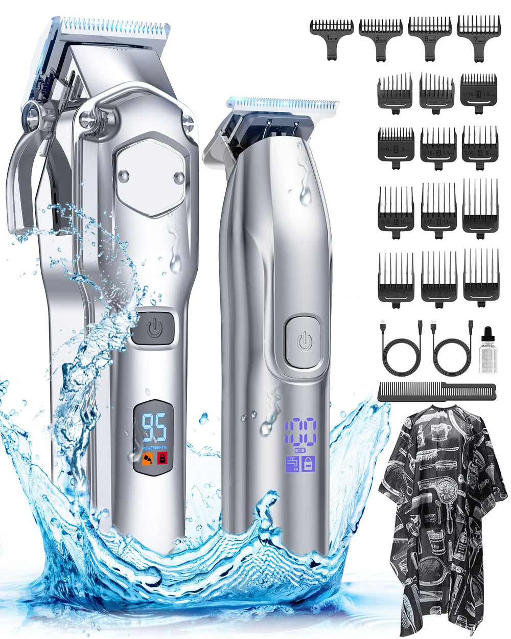Romanda clippers front view showing full kit and easy control benefits