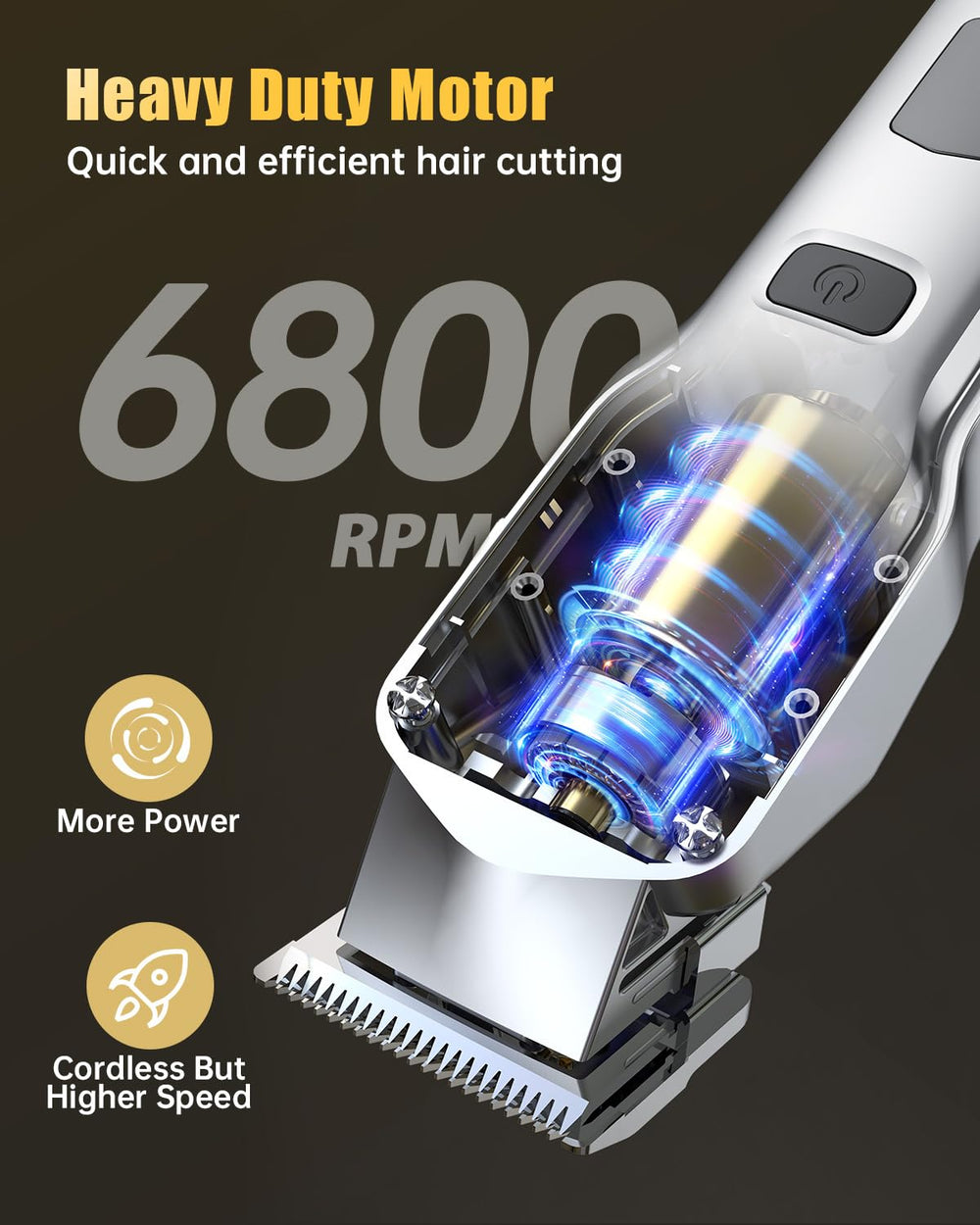 Romanda clippers in hand showing ergonomic scale and comfortable grip