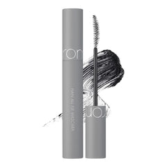 rom&nd Han All Fix Mascara front view showing sleek packaging and easy grip for precise application