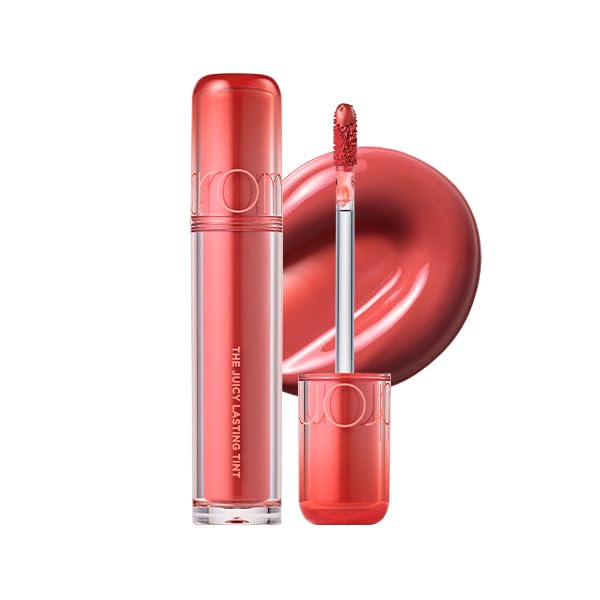 rom&nd front packaging showing compact glossy tint for easy travel