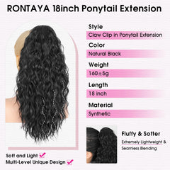 RONTAYA close-up of jaw-style claw clip showing secure grip benefit