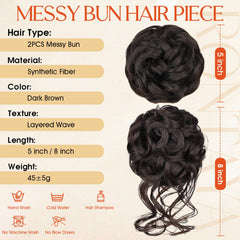 RONTAYA close-up of wavy heat-resistant fibers showing realistic texture and blend