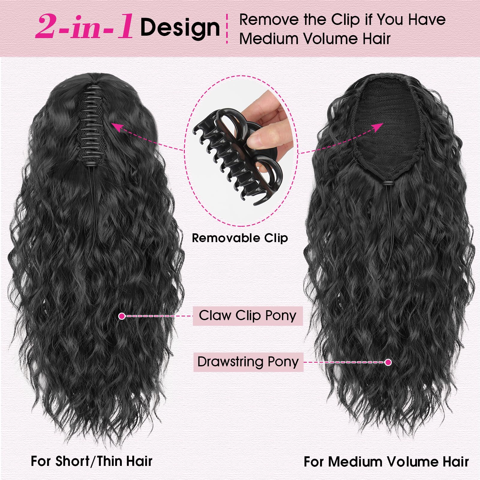RONTAYA layered wavy texture close-up showing realistic movement benefit