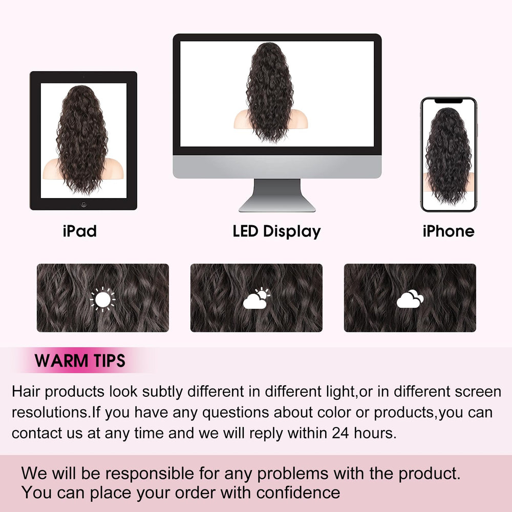 RONTAYA packaged hairpiece with label showing ready-to-gift convenience