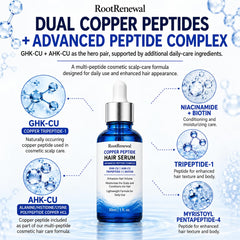 RootRenewal applying serum to scalp, targeted conditioning benefit