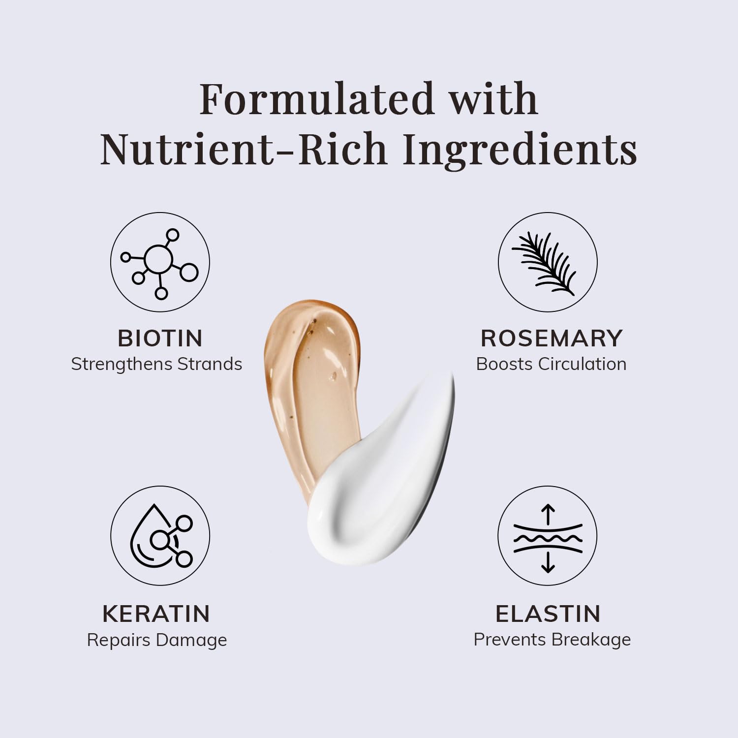 RootStim conditioner creamy pour illustrating smoothing hydration and improved hair manageability