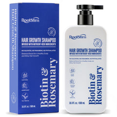 RootStim front bottle view showing label and product size benefit clarity