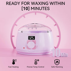 ROSEPIL silicone pot close-up showing flexible pot for easy wax removal