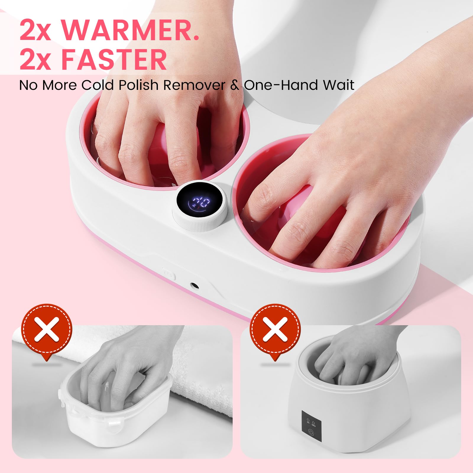 Rosiour digital display and knob delivering precise temperature control
