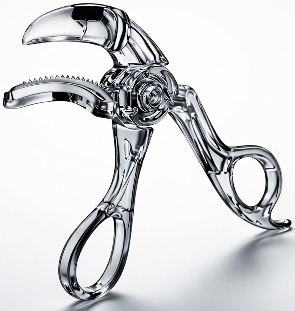 ROTAN front view showing sleek curler and ergonomic grip for comfortable control
