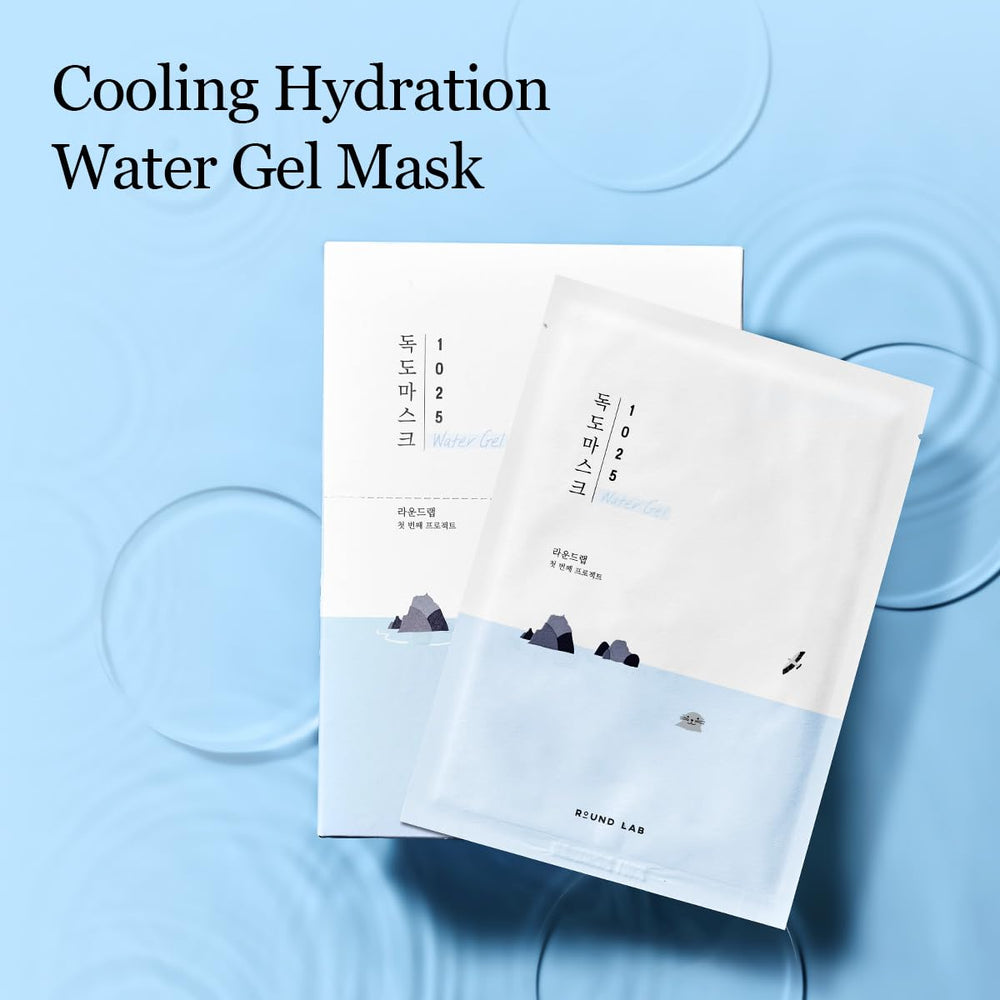 ROUND LAB single mask removed from pouch highlighting thin gel sheet benefit