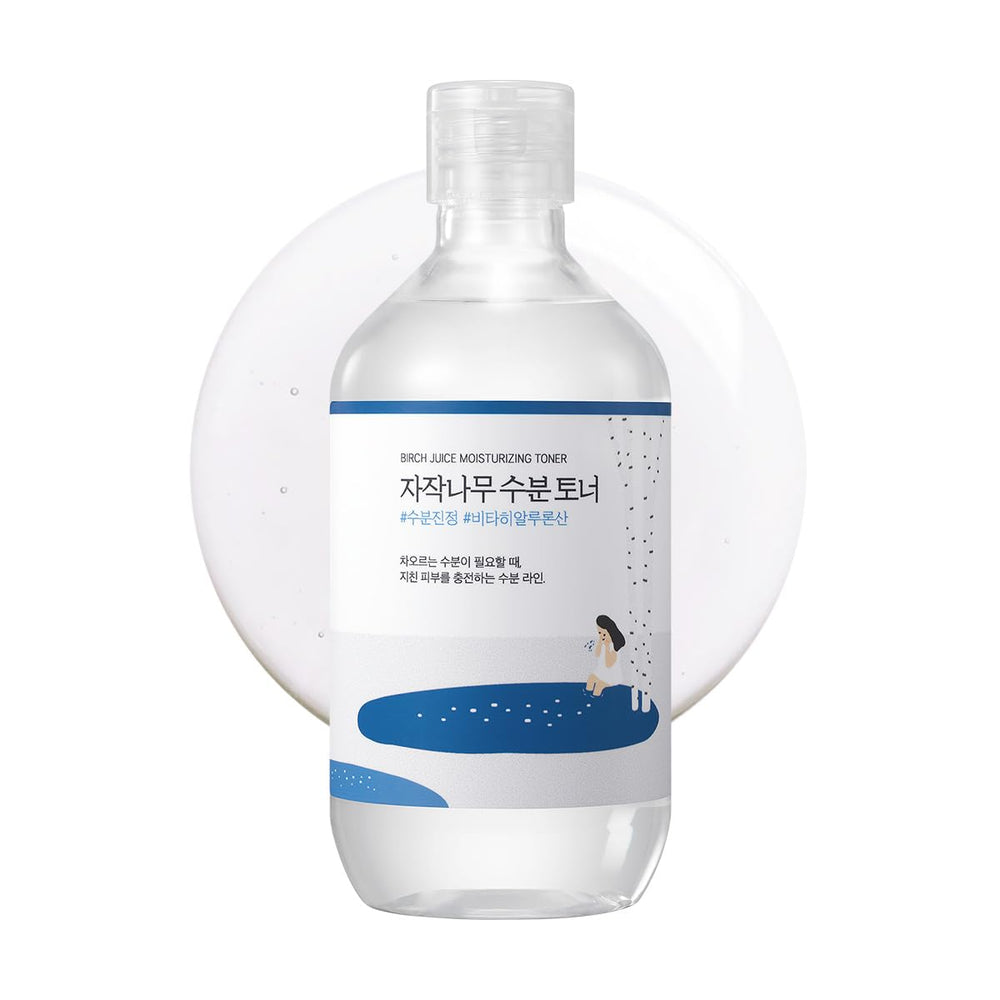 ROUND LAB front bottle shot showing clean unscented hydrating toner