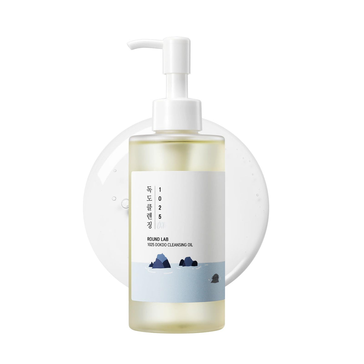 ROUND LAB bottle front view showing product and clear labeling for informed choice