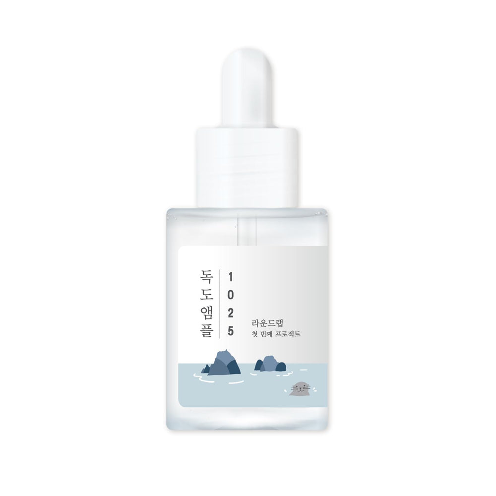 ROUND LAB front bottle showing clean ampule packaging and hydration benefit