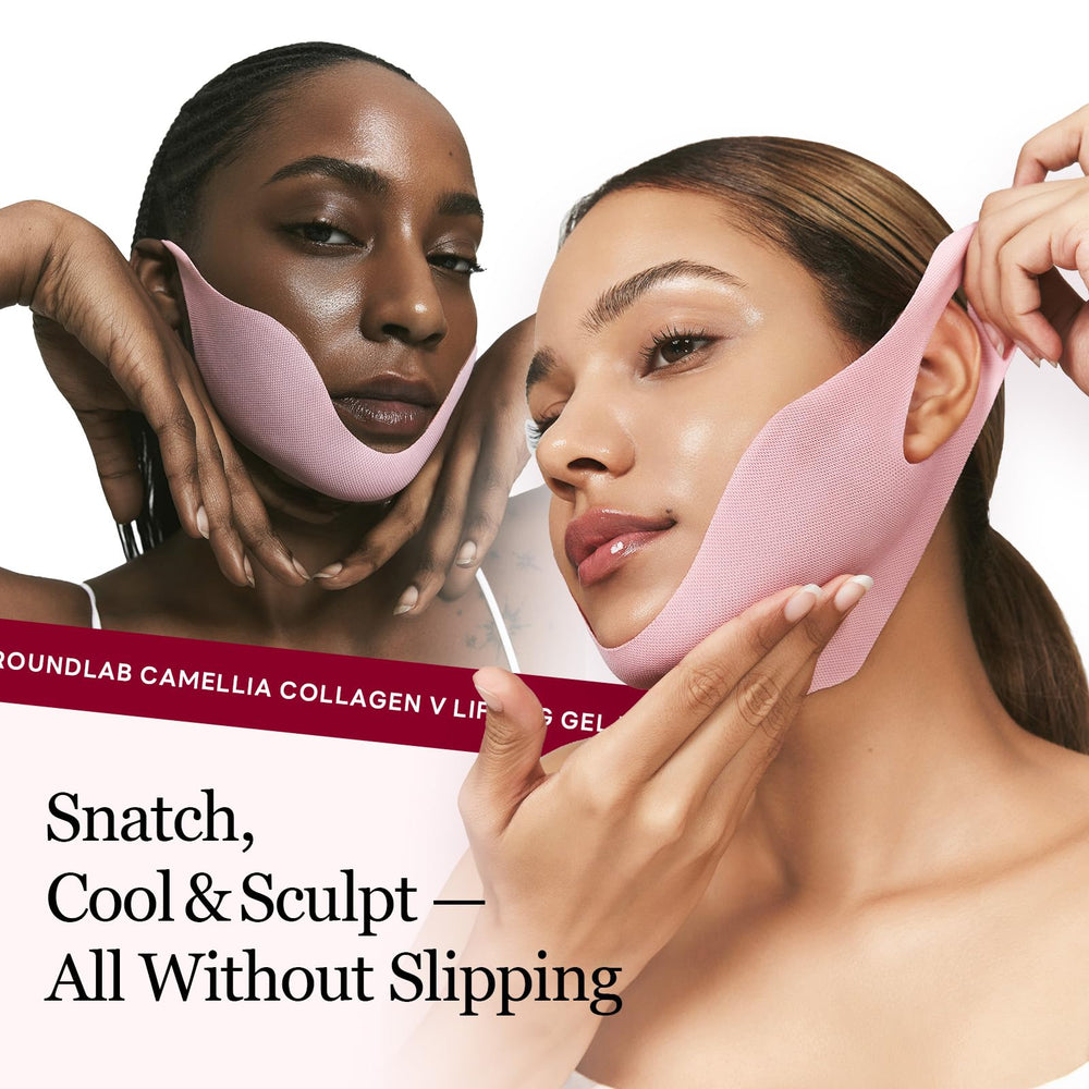 ROUND LAB close-up hydrogel texture highlighting cooling comfort