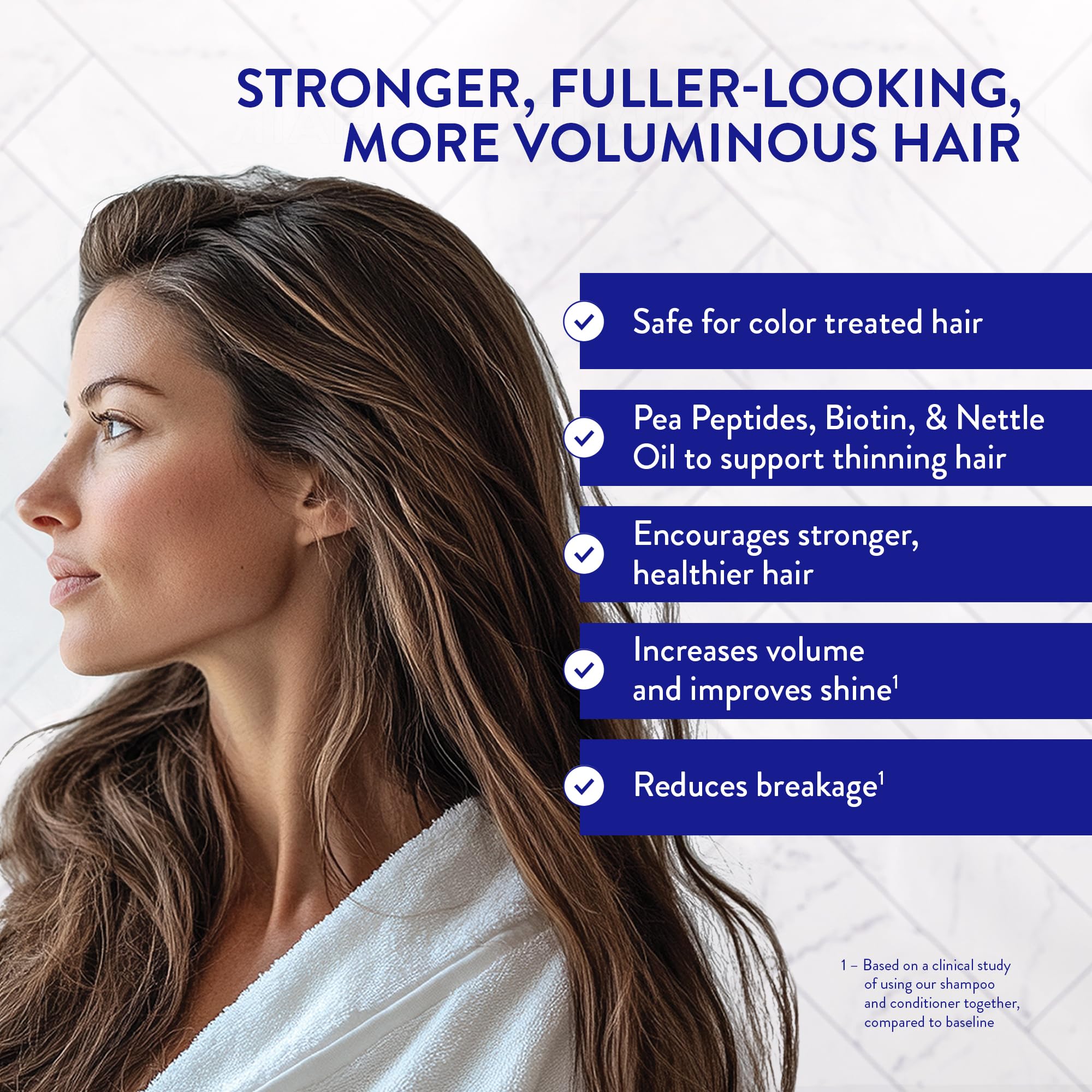 Routine Wellness shampoo foam texture demonstrating gentle cleansing and volume