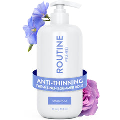 Routine Wellness front bottle showing product and scent benefits