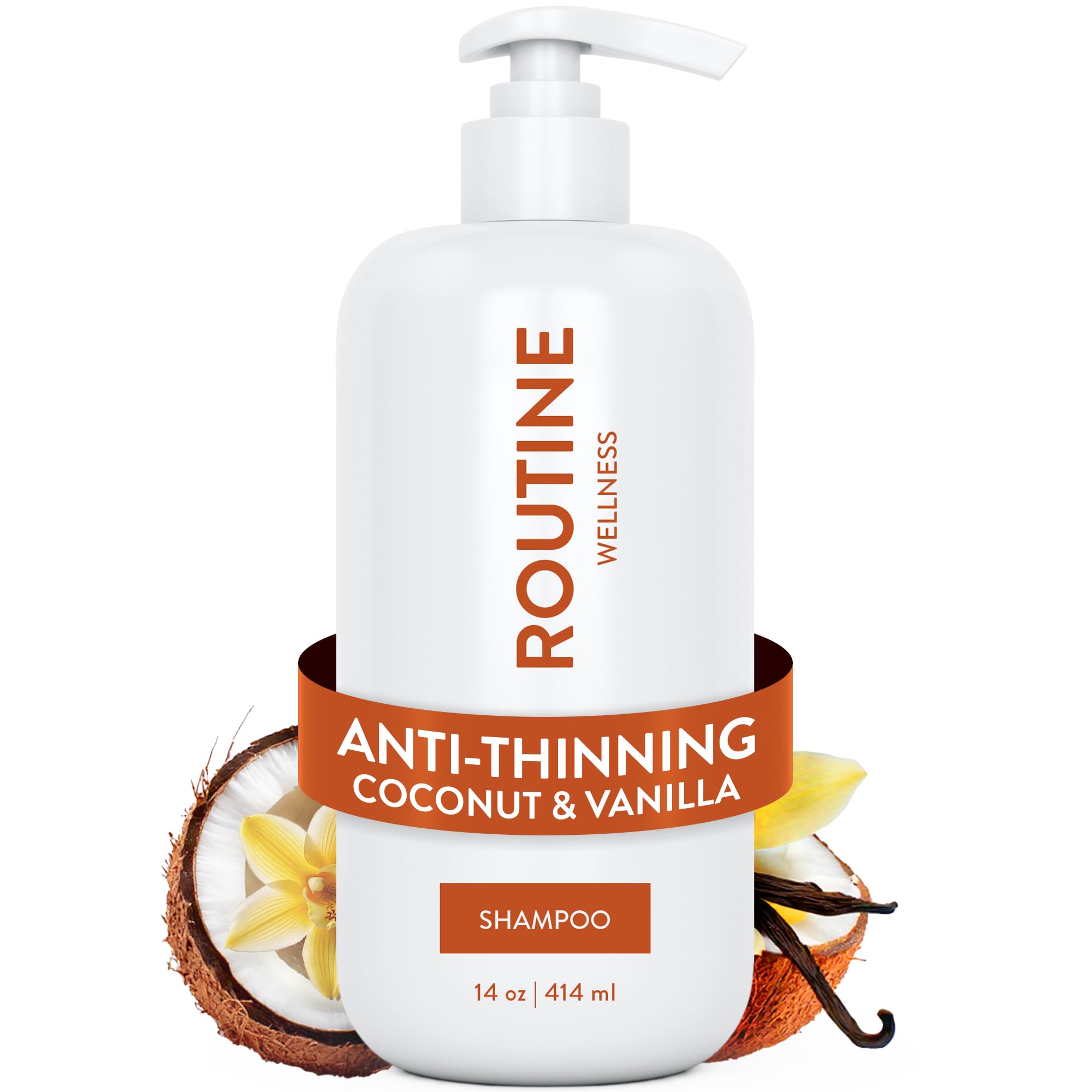 Routine Wellness front bottle view showing product and scent benefit
