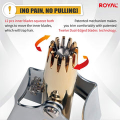 Hand holding ROYAL Birdie to show size and travel-friendly convenience