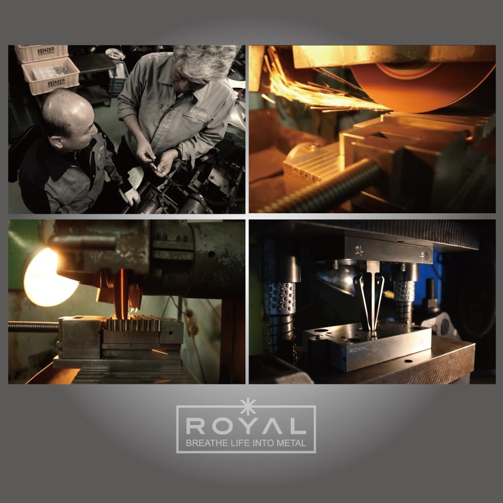 ROYAL Birdie packaging and label showing made-in-Korea origin and patented design