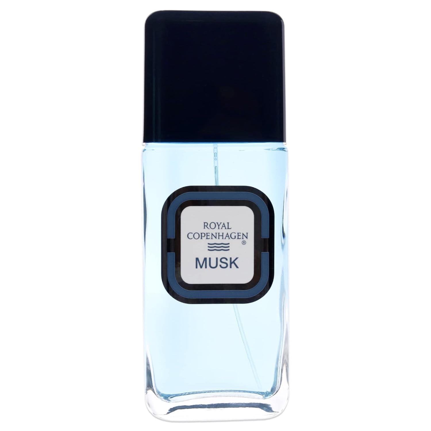 Royal Copenhagen spray in use on neck demonstrating evening-ready scent benefit