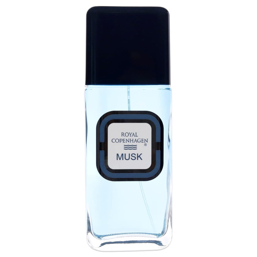 Royal Copenhagen spray in use on neck demonstrating evening-ready scent benefit