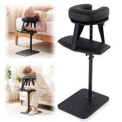 ROYALAY front view of freestanding headrest showing stable base and cradle for easy setup