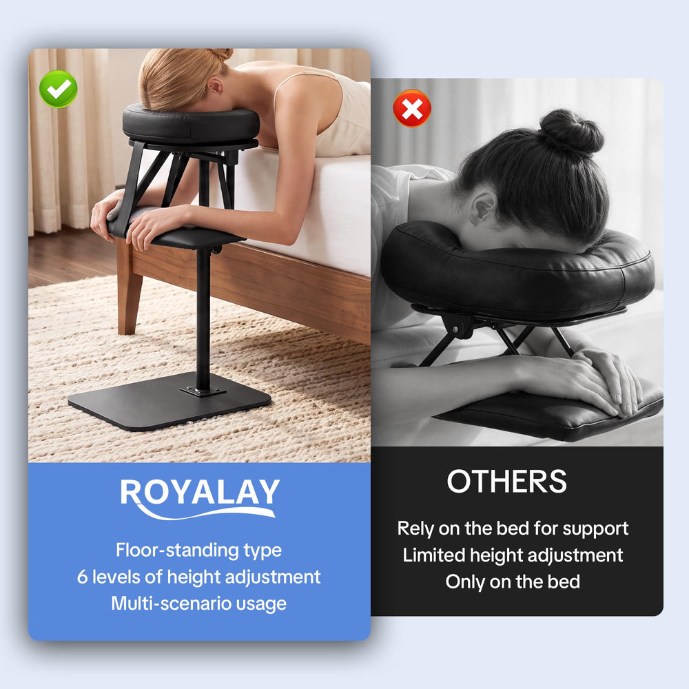 ROYALAY height settings scale illustrating six adjustment positions for fit