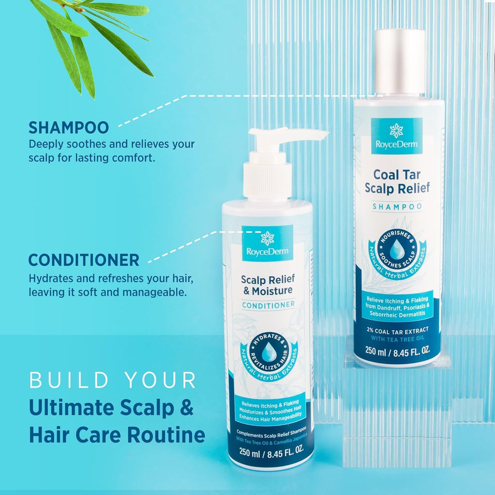 Roycederm hair after use lifestyle shot showing nourished, manageable hair