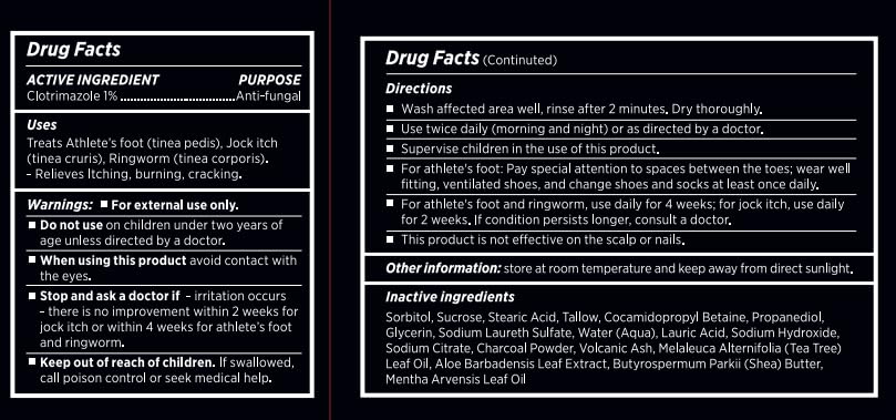 Roycederm label closeup showing ingredient list and usage information