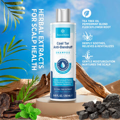 RoyceDerm label details showing active ingredients and reassurance benefit