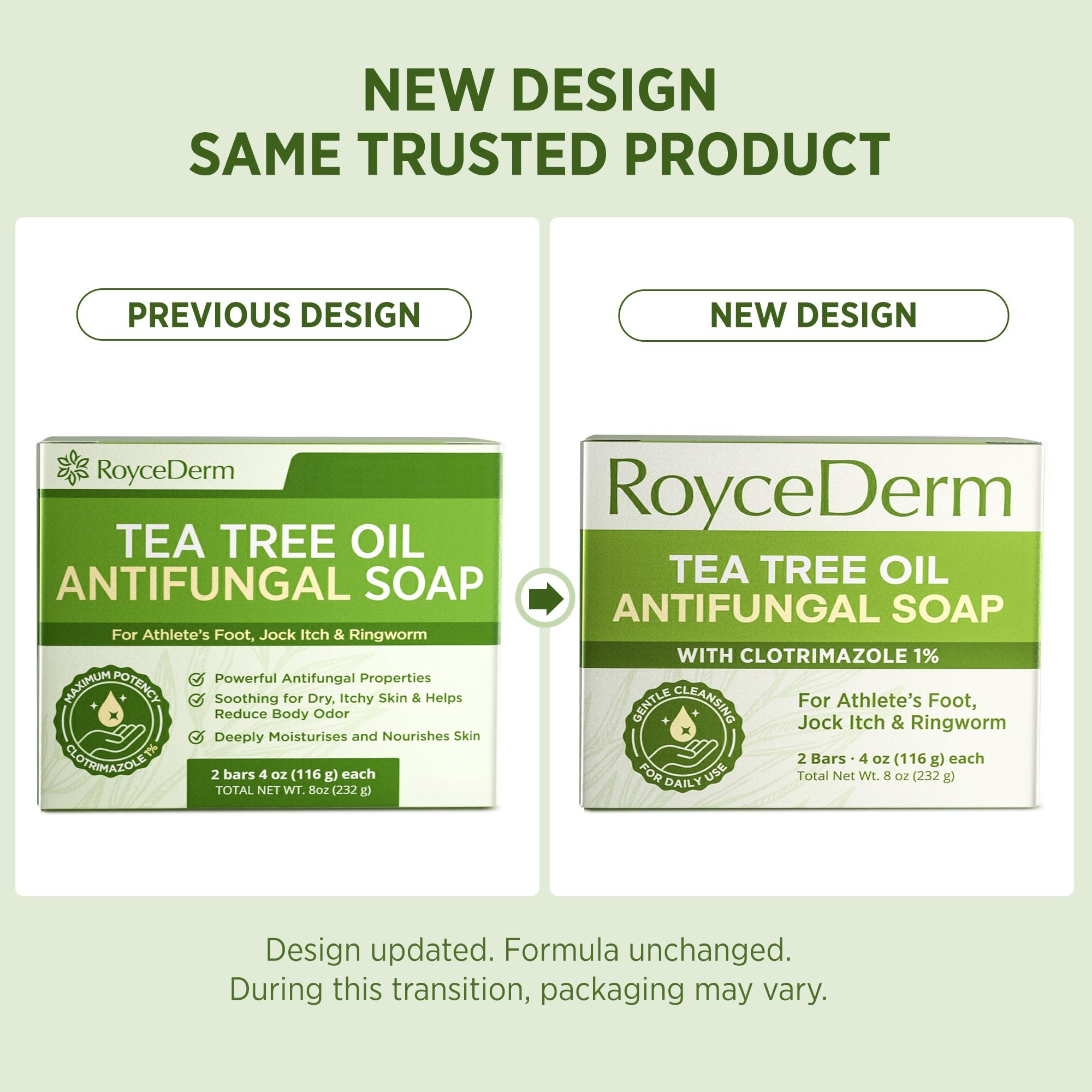 Roycederm used in shower after exercise for refreshed skin