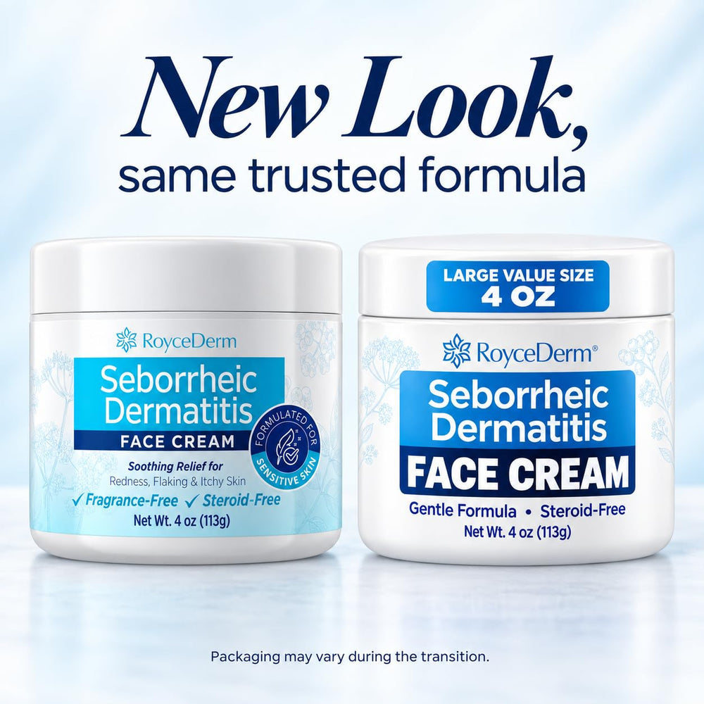 Roycederm texture close-up demonstrating lightweight cream that absorbs quickly