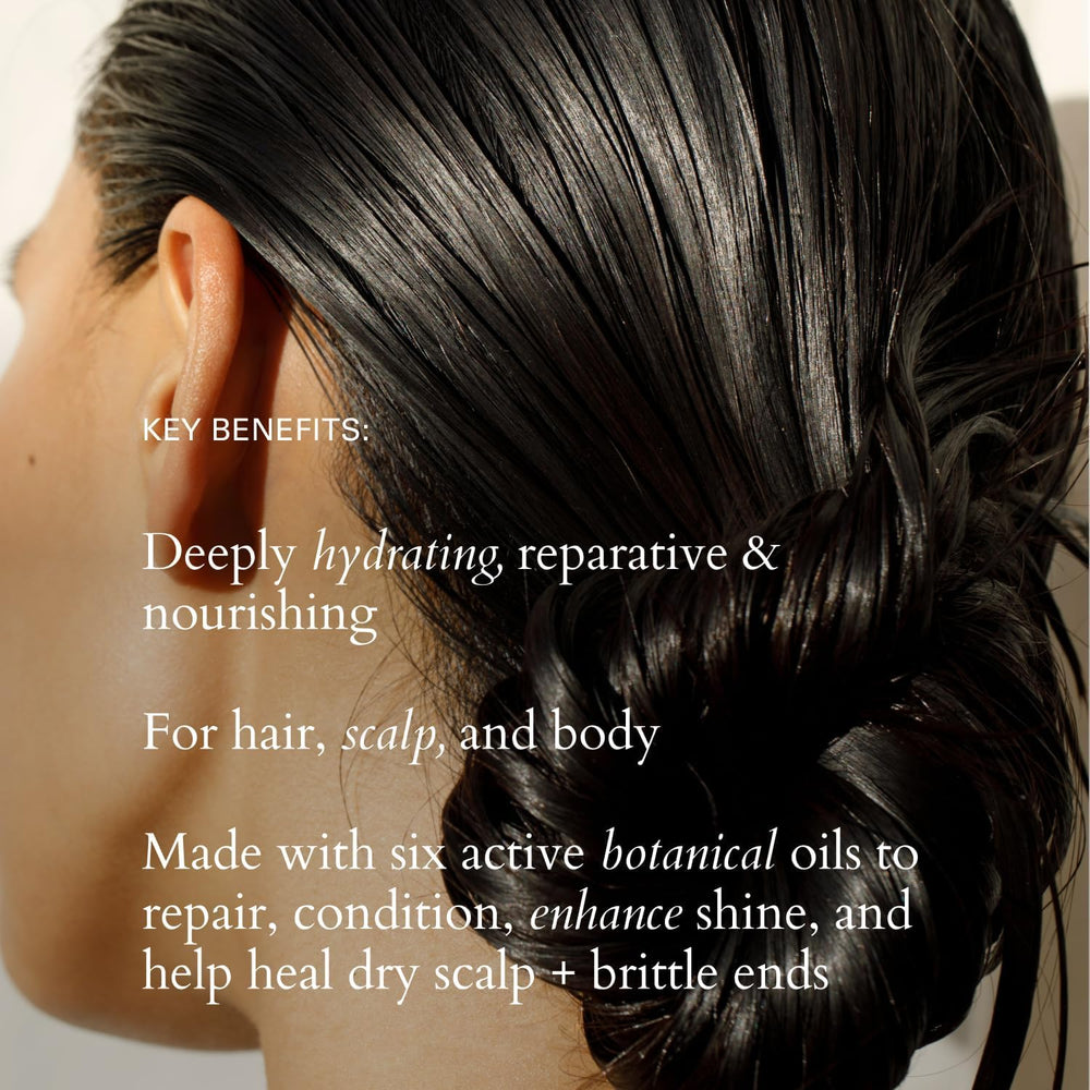 RŌZ oil texture close-up displaying lightweight sheen and smoothing effect
