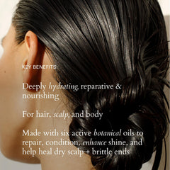 RŌZ oil texture close-up displaying lightweight sheen and smoothing effect