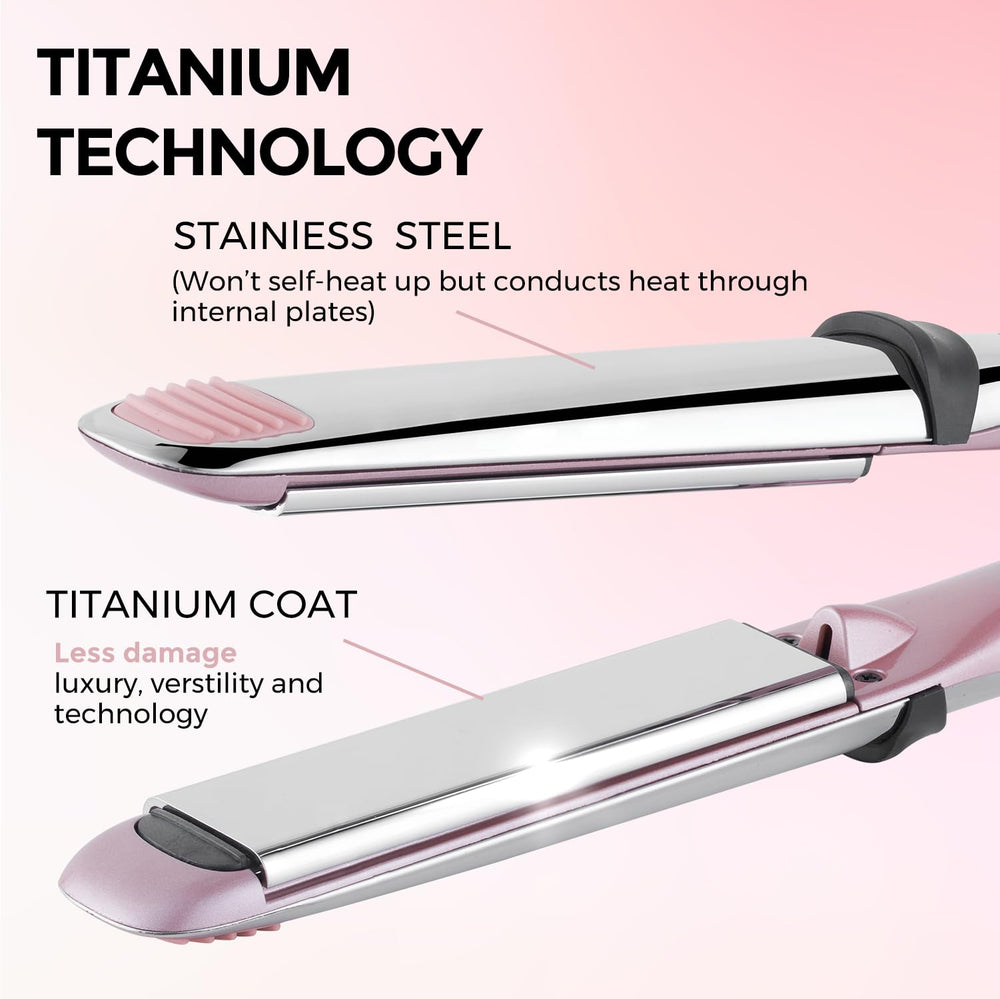 Rozamor closeup of titanium plates highlighting smooth finish and even heat